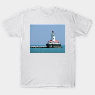 Chicago Breakwater Lighthouse T-Shirt